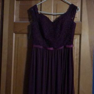 David’s bridal bridesmaid dress